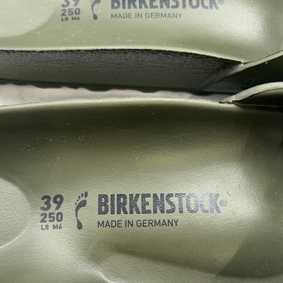 Birkenstock Madrid Essentials Dark Green Slide Sandals Women’s Size 8 (39) - Picture 2 of 5